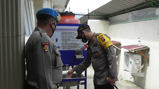 Pastikan Jajaran Patuhi Protokol Kesehatan, Kapolres Tapsel Sidak Ruangan Kerja 1 IMG 20200825 WA0114