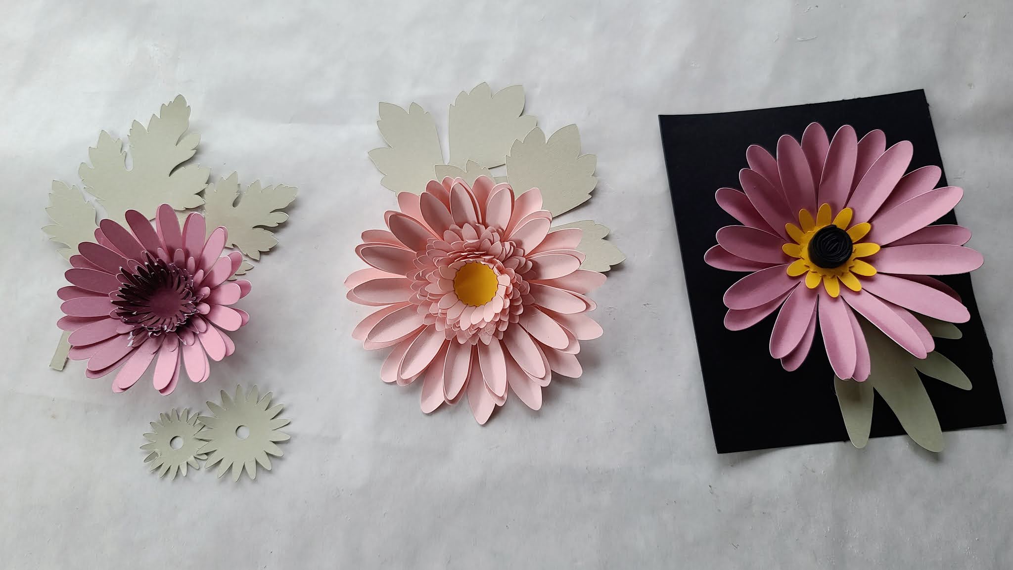 Fields Of Heather Making 3D Paper Daisies With Cricut