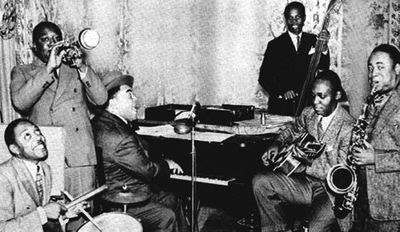 Jones Slick, Herman Autrey,Fats Waller , Cedric Wallace, Albert Casey, Eugene Sedric