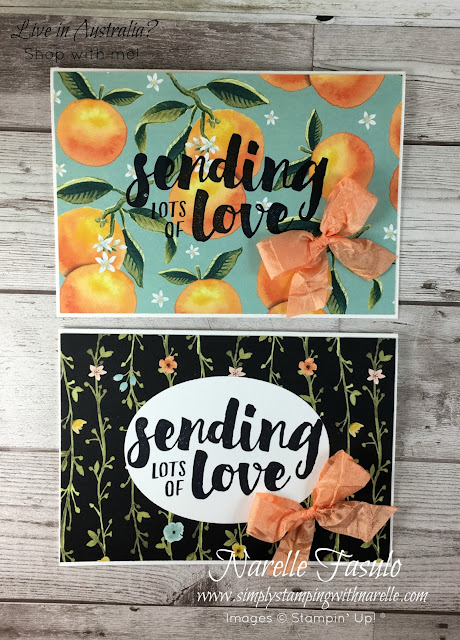 The easiest card ever to make. Watch how I made it and then grab all the supplies to make it here - https://www3.stampinup.com/ecweb/default.aspx?dbwsdemoid=4008228 - Simply Stamping with Narelle