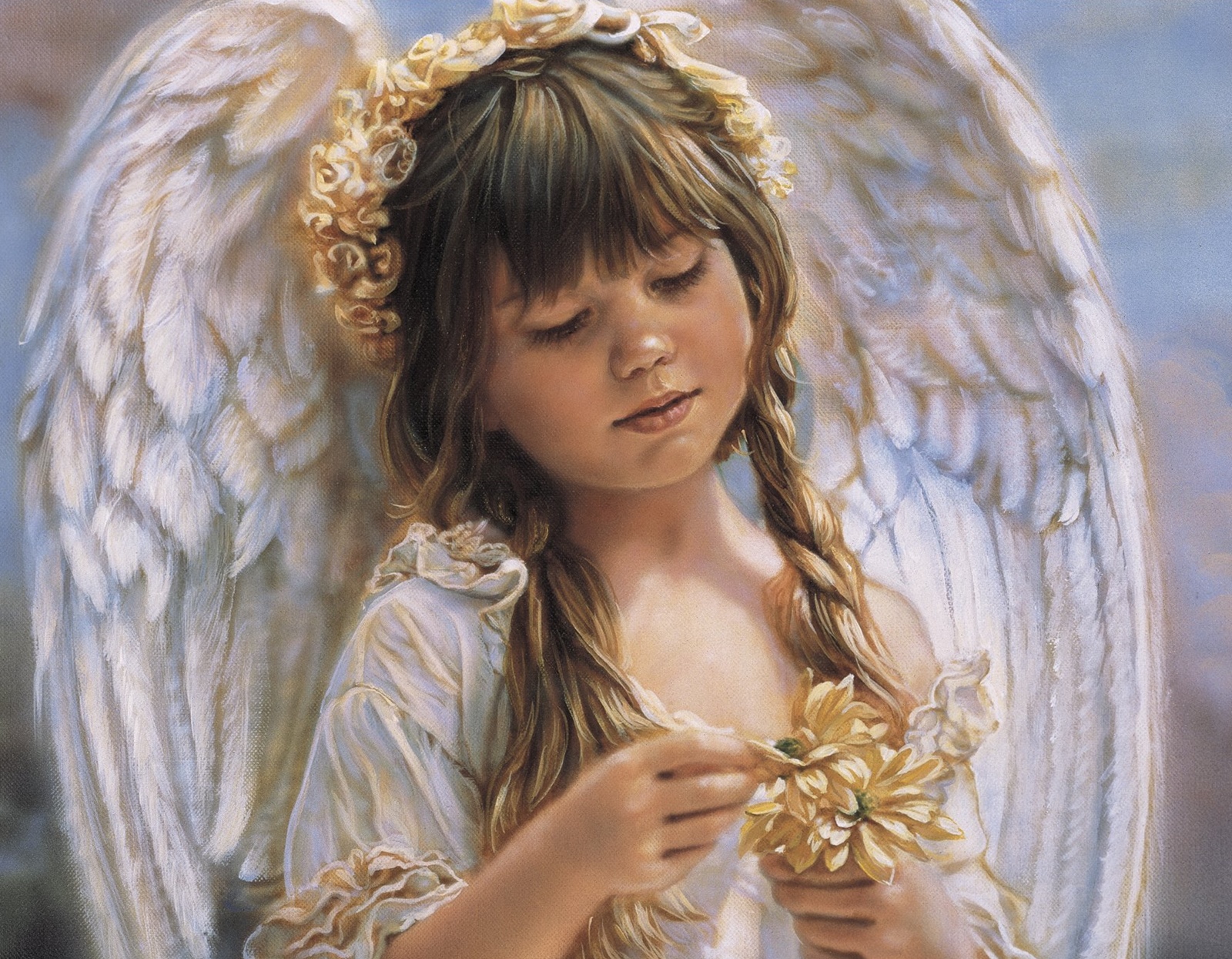 Sandra KUCK Little Angels Catherine La Rose The Poet of Painting