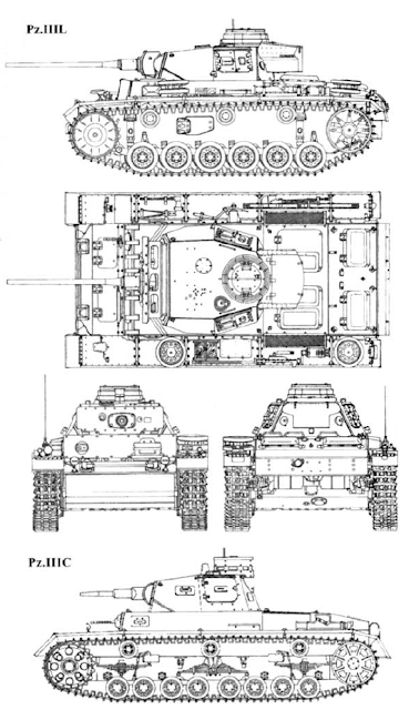 Немецкий танк Pz. III L и Pz. III C Немецкий танк Pz. III L и Pz. III C