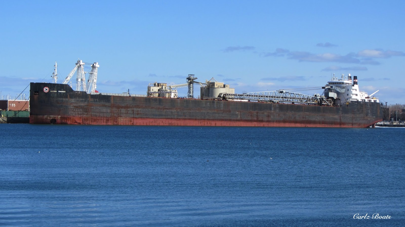 Carlz Boats Self Unloader ALGOMA PROGRESS Updated, Again!