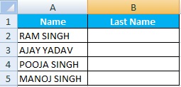 How to use Excel Text to Columns Option in Hindi