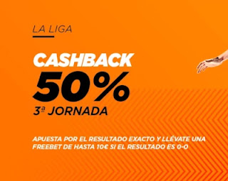 Kirolbet cashback jornada 3 Liga 26-27 septiembre 2020 Kirolbet cashback jornada 3 Liga 26-27 septiembre 2020