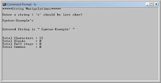 String Programs in Cبرامج السلسلة النصية في C