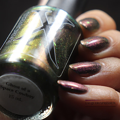 Swatch and review Ghost of a SPace Cowboy nail polish from the Shift in Space Time collection by Baroness X