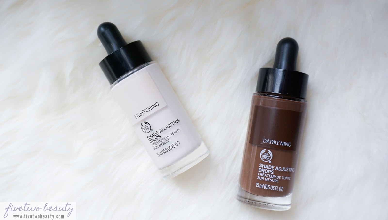fivetwo beauty Shade Adjusting Drops from The Body Shop