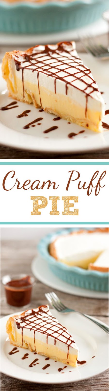 Cream Puff Pie (aka cream puff cake or eclair cake)