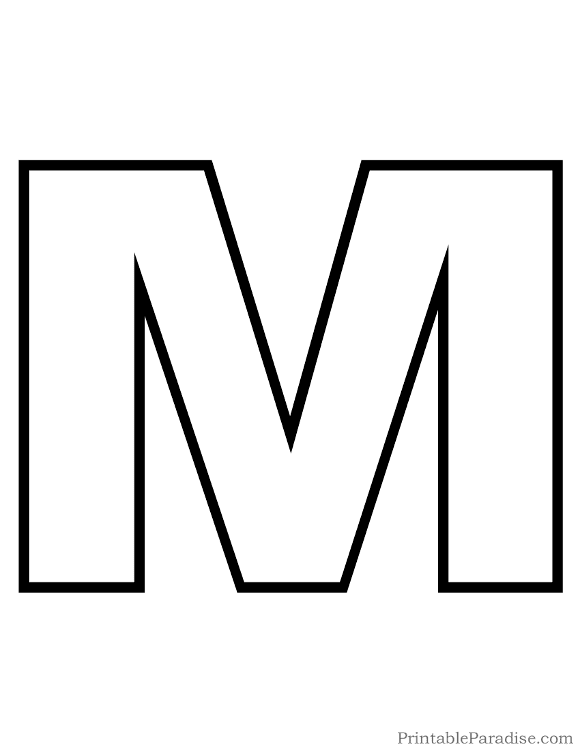 m letter images