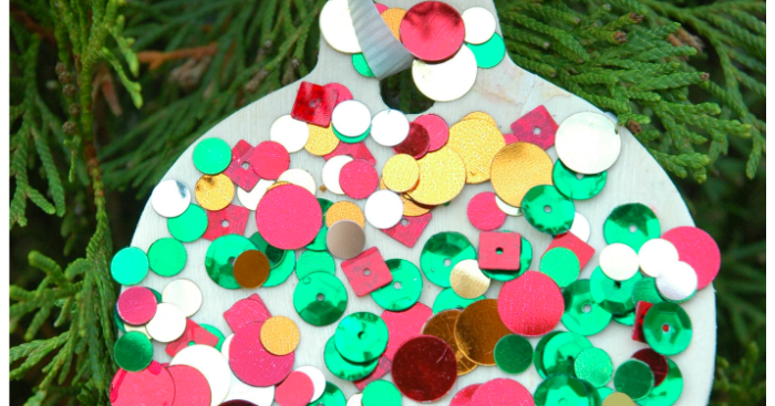 Sequin Ornaments What Can We Do With Paper And Glue