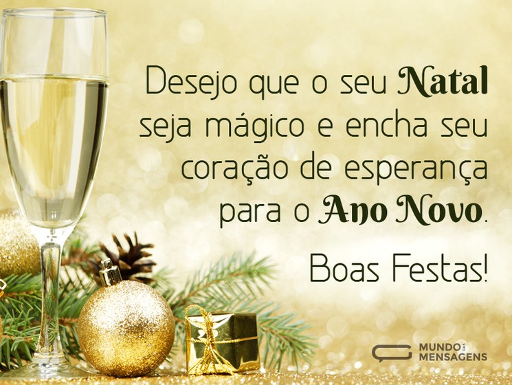 Desejamos a todos um Feliz Natal e Próspero Ano Novo!