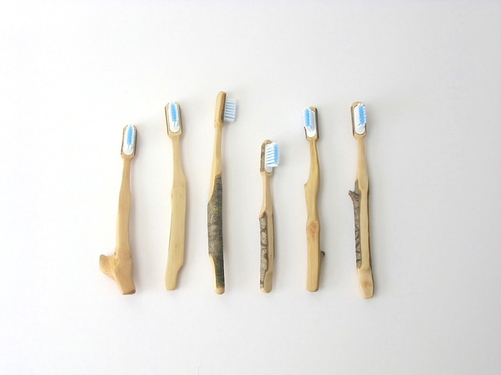 The ordinary done pretty Wooden toothbrushes by Yohei Murai World of