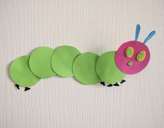 The Joy of Sharing The Very Hungry Caterpillar Finger Puppet Craft