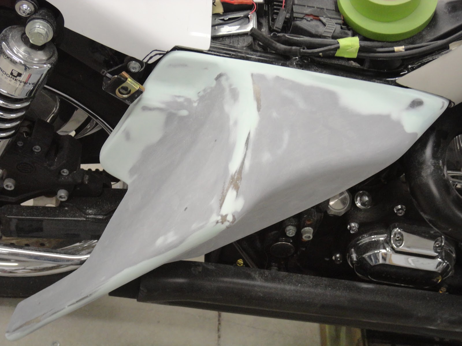 Johnston Body Works & Bikes 2008 Harley Road Glide Side Covers being