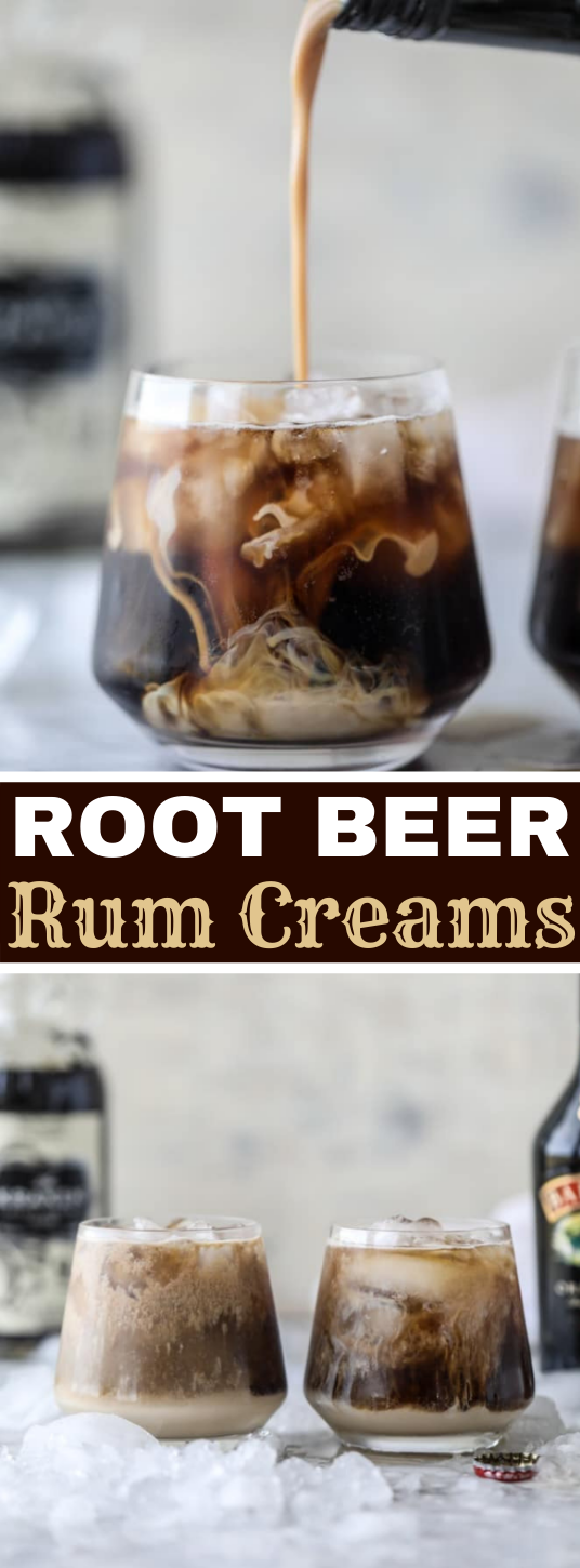 ROOT BEER RUM CREAMS drink cocktails