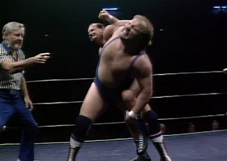 NWA Starrcade 1986 (The Skywalkers) - Nelson Royal puts a hurting on Don Kernodle