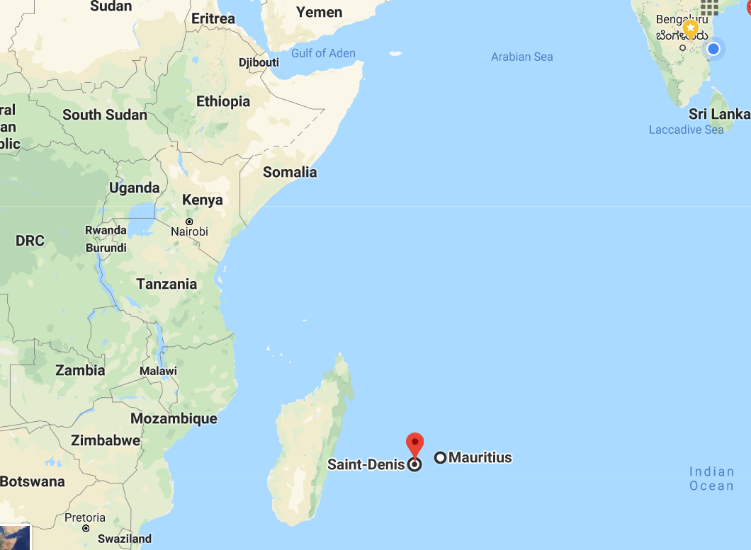 New Destination alert St Denis/Reunion Islanddirect flight n visa