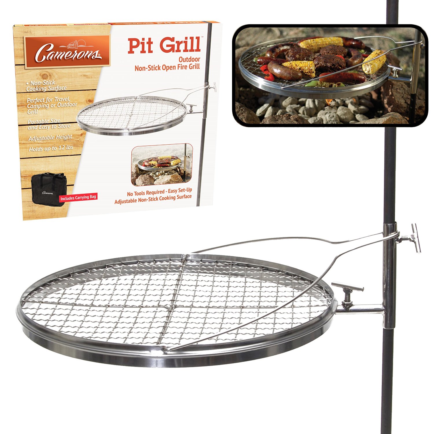 Eccentric Eclectic Woman Camerons OpenFire Pit Grill Review and Great Pit Grilling Tips for