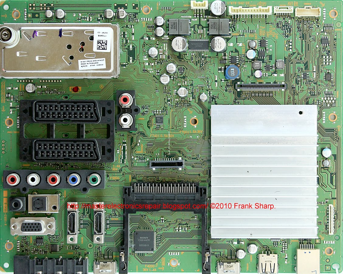 Master Electronics Repair ! REPAIR / SERVICING TV SONY KDL40W5500