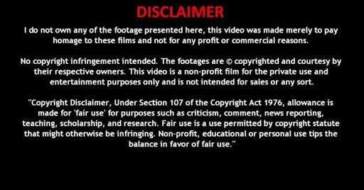 Only fans copyright disclaimer
