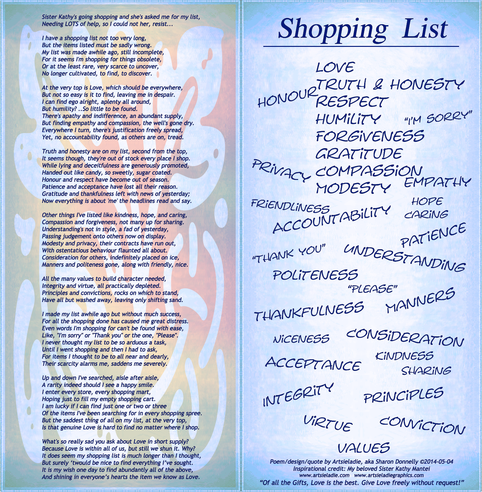 Shopping List