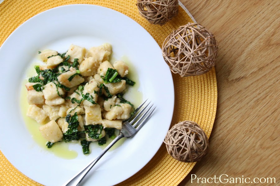 Leftover Mashed Potato and Roasted Garlic Gnocchi