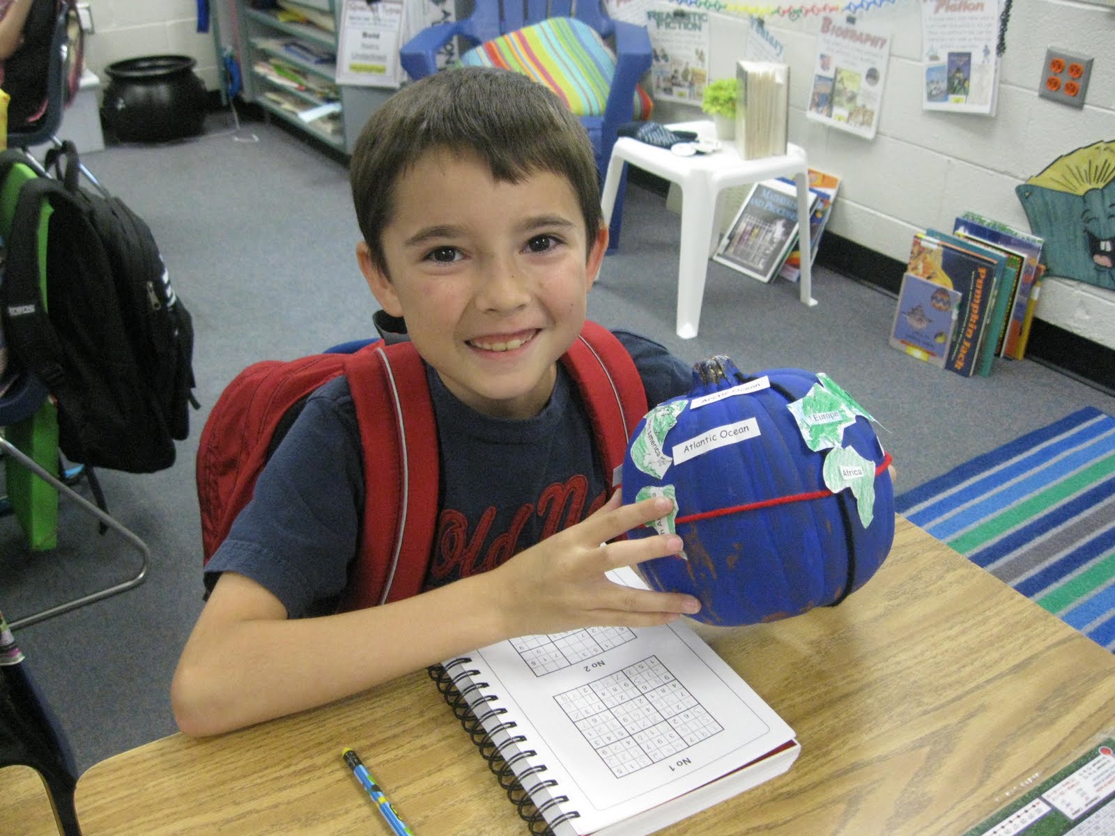 Third Grade Thinkers: Pumpkin Globes