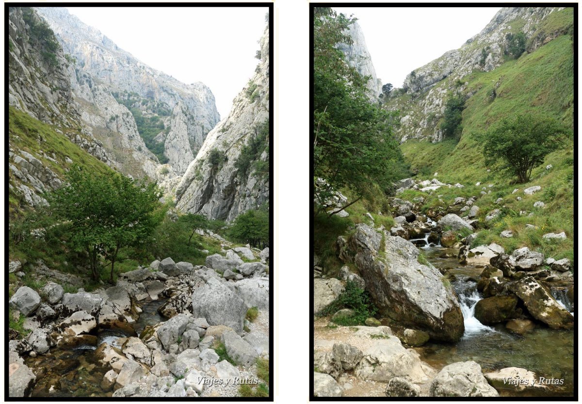 Subida a Bulnes por la Canal del Tejo.