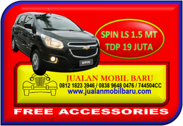 PROMO CHEVROLET SPIN LS 1,5 MT TDP MURAH 19 JUTA