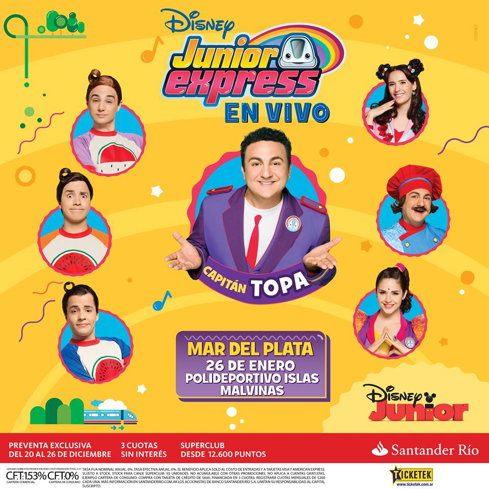 DANIEL NIRO : TOPA - DISNEY JUNIOR EXPRESS EN MAR DEL PLATA