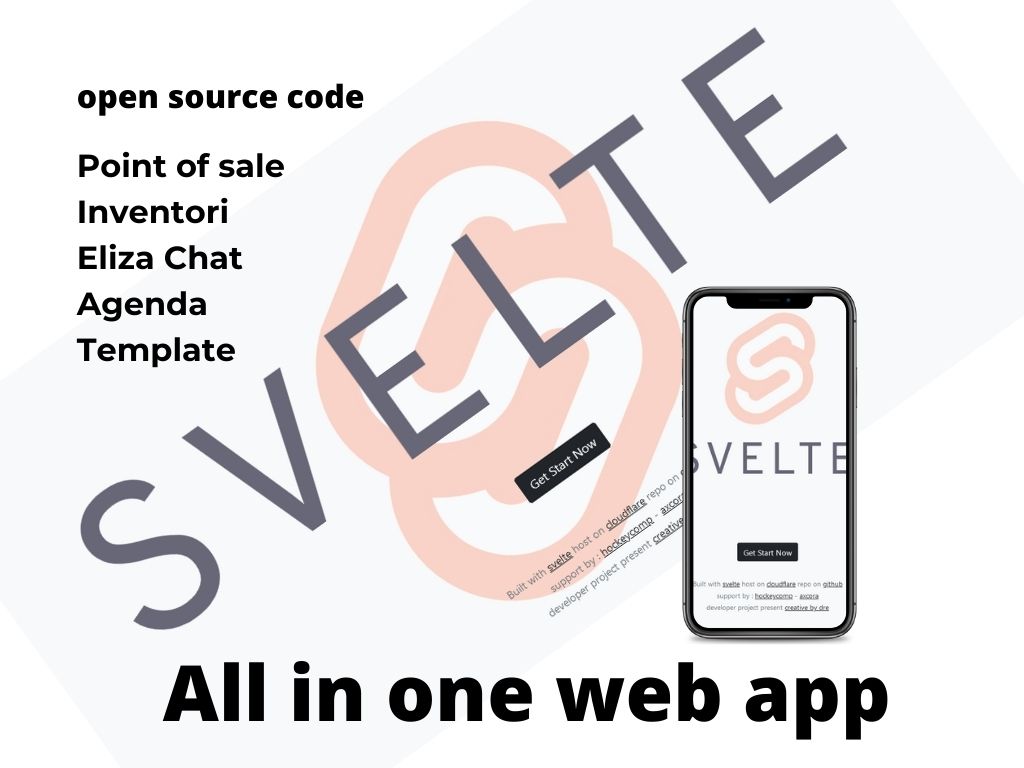 All in one web app svelte free download source code gratis