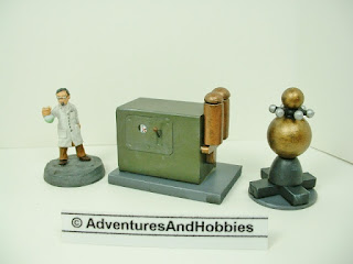 25 to 28 mm scale scenery for science fiction miniature war games and role-playing games.