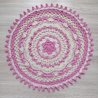 Crochet Pertevniyal Mandala Doily 11