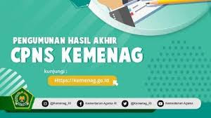 Pdf Pengumuman Seleksi Tata Kelola Cpns Kemenag Ri 2021 2022 Sscn Bkn