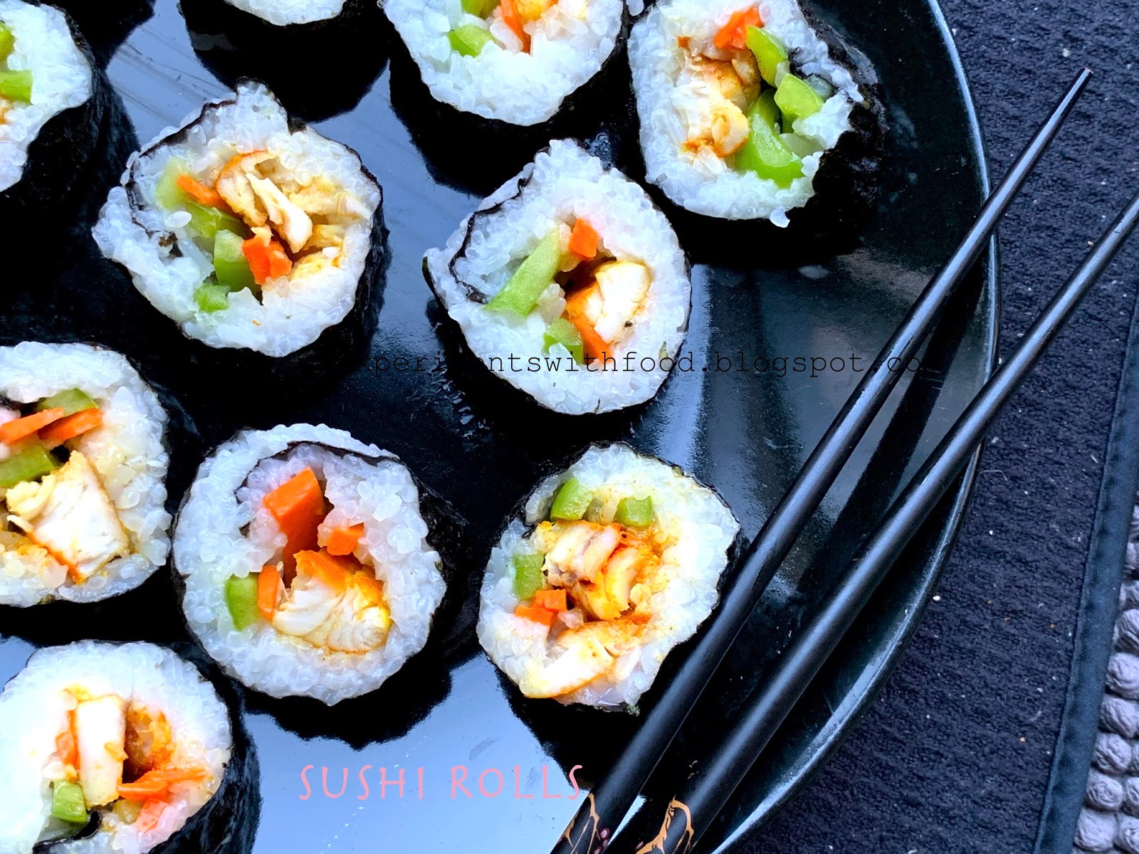My Experiments With Food: Homemade Sushi Rolls