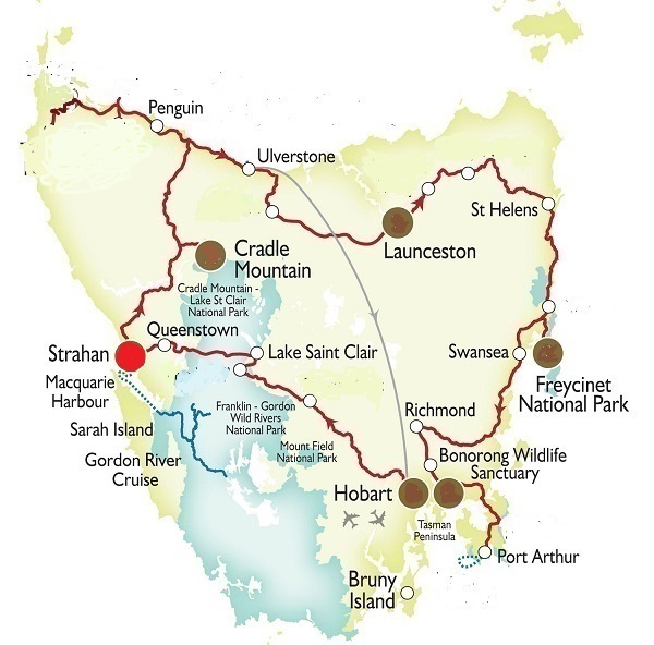 Sarah Island Tasmania Map Art And Architecture, Mainly: Strahan Western Tasmania - From Brutal  Convict Colony To Beautiful Port