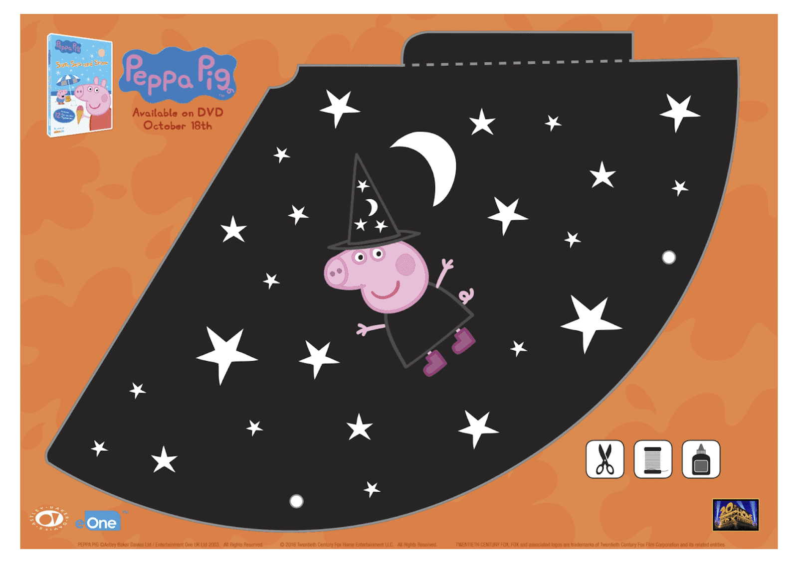 Have a Spooktacular Halloween with Peppa Pig {Free Printable Coloring