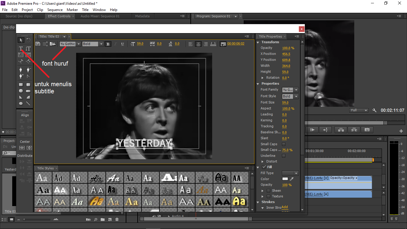 Cara Membuat Gambar Bergerak Di Adobe Premiere Dalam