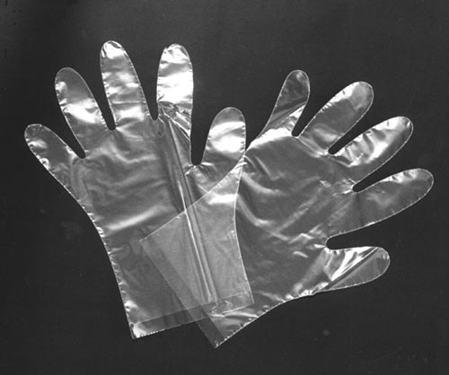 plastic reusable gloves