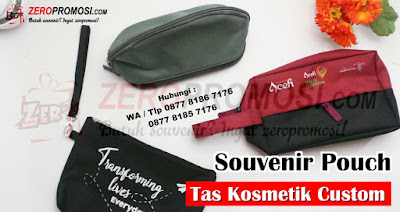 jual Souvenir Pouch Bag, Tas Kosmetik Custom, Pouch Custom Murah di Tangerang