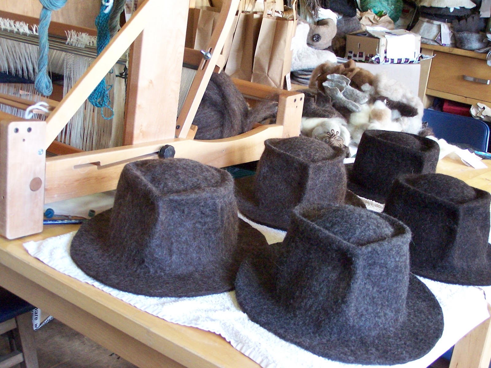 Fleece with Altitude Felt hatmaking