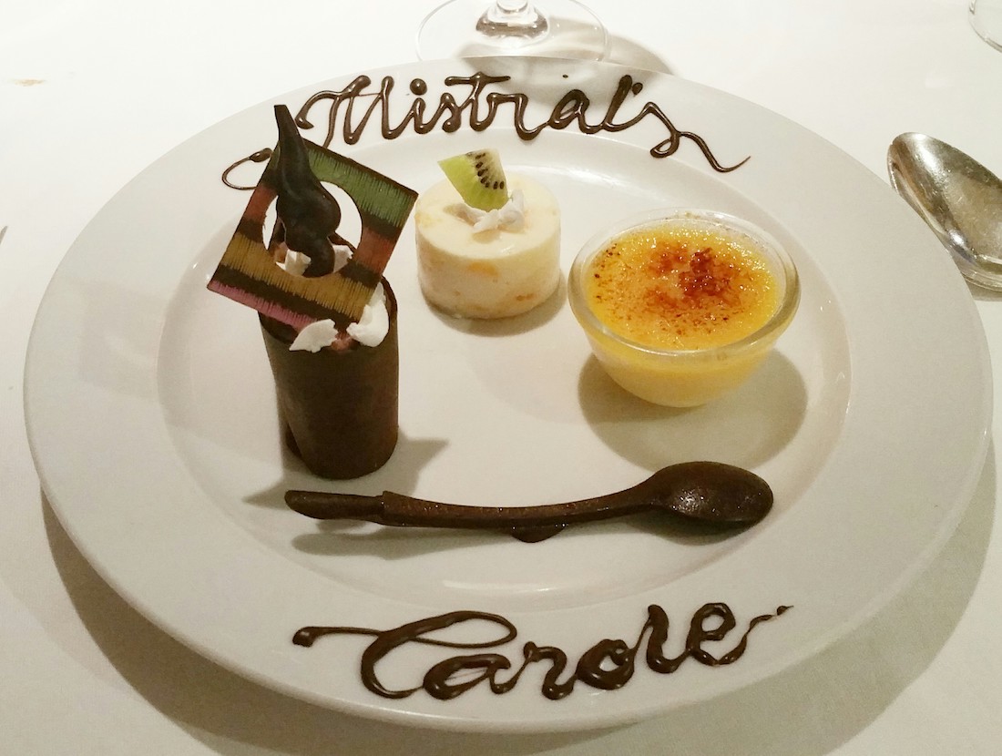 Trio of puddings on Marella Dream