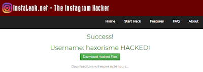 Success Bobol Akun Instagram dengan Instaleak Success Bobol Akun Instagram dengan Instaleak