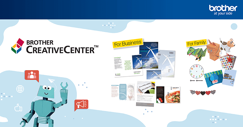 Brother Creative Center offers FREE templates for invitations, greeting cards, calendars, decors for DIY needs Brother Creative Center offers FREE templates for invitations, greeting cards, calendars, decors for DIY needs
