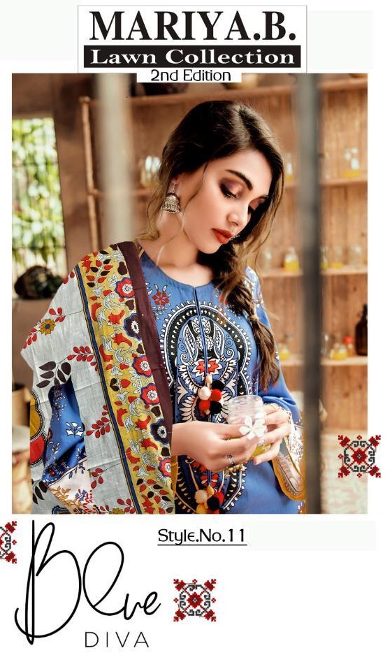 Mariya B Lawn 2nd Edition Pakistani Dress Material