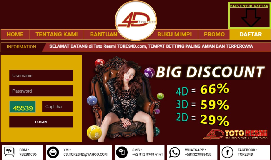 PANDUAN PENDAFTARAN, DEPOSIT, WITHDRAW DAN CARA PASANG TOGEL ONLINE