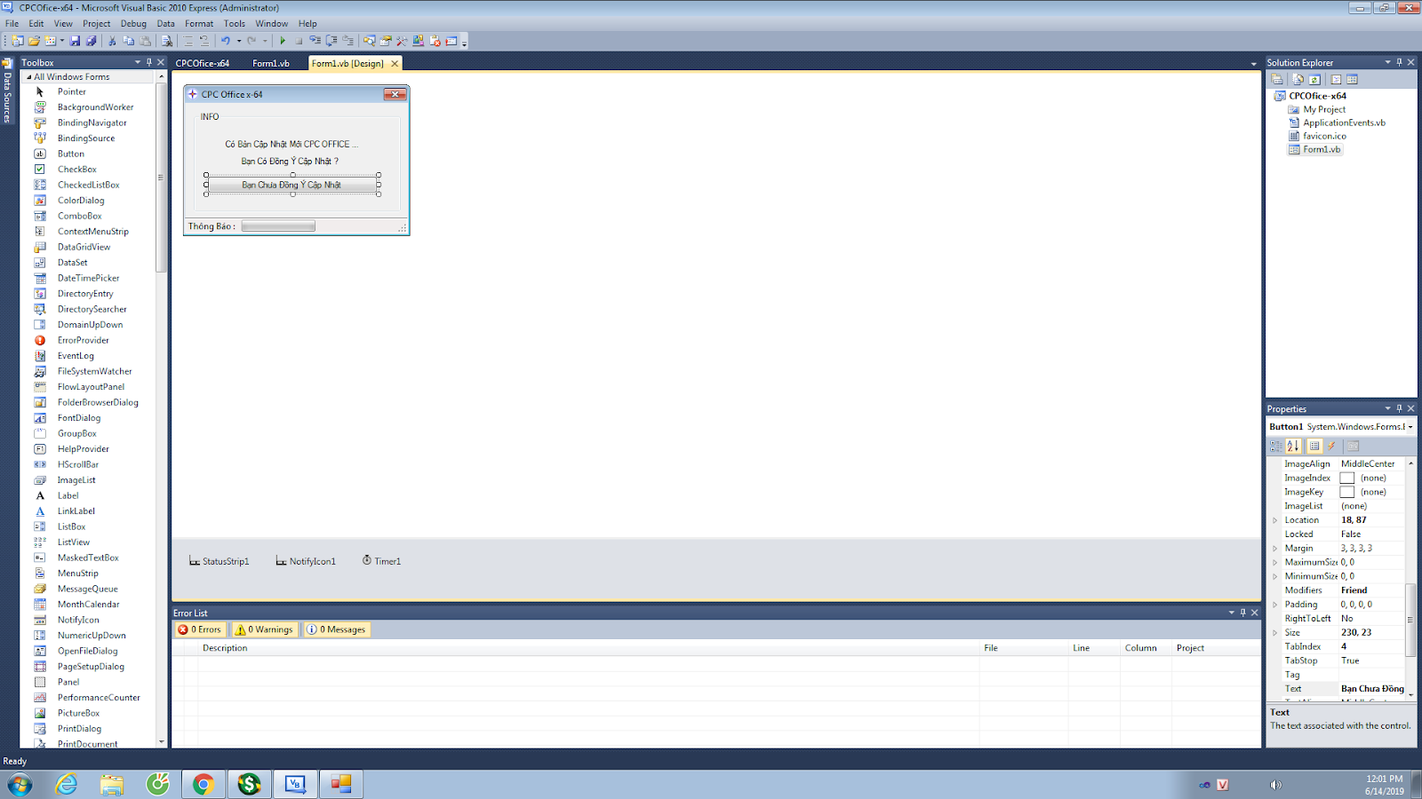 Code Loading Progressbar LaptrinhX