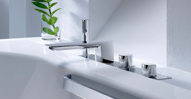 Traditional touch bathroom mixer taps