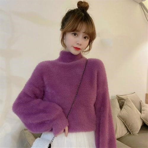 Áo len nhung kiểu Hàn Quốc xinh cực xinh ấm áp - Chất bao đẹp - NB31 13 f43ec71dd 1009 4579 9f1e